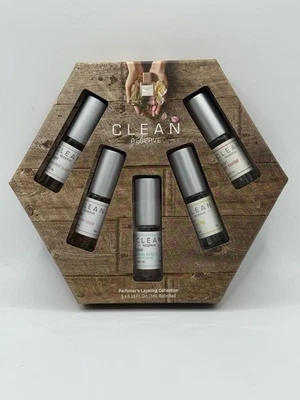 Colección de capas de perfume Clean Reserve 5x0,10 oz ROLLERBALL, rosa rubia Foto 1 de 2