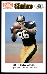 1991 Pittsburgh Steelers Kiwanis Giant Eagle Police Eric Green  - Picture 1 of 2
