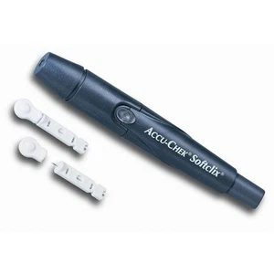 Accu-chek Softclix Stechhilfe + 25 Nadeln Lanzetten Diabetes Glukose - Bild 1 von 4