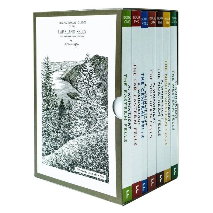 Wainwright Pictorial Guides To The Lakeland Fells 7 Books Box Set - Paperback - Image 1 of 1