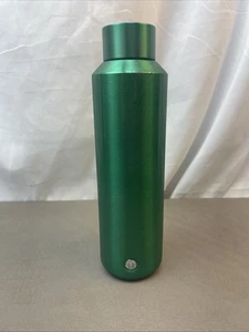 Starbucks Vacuum Insulated Water Bottle 20 Oz Stainless Steel Green Beaded - Picture 1 of 5