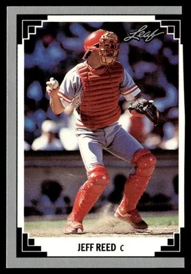 1991 Leaf Jeff Reed Cincinnati Reds #102 - Image 1 of 2