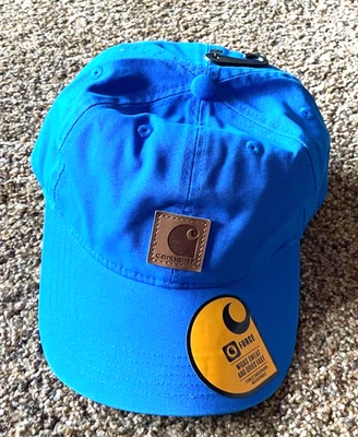 Gorra de lona Carhartt Force azul talla única correa trasera AH0289 Foto 1 de 4