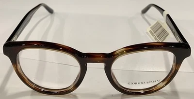 Monturas de gafas Phantos marrón a rayas para hombre GIORGIO ARMANI 0AR7227 50-21-145 Foto 1 de 4