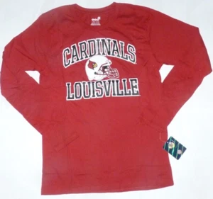 NEW NCAA Louisville Cardinals Football T Shirt Youth Boys L Large 14 16 NWT N763 - Picture 1 of 1