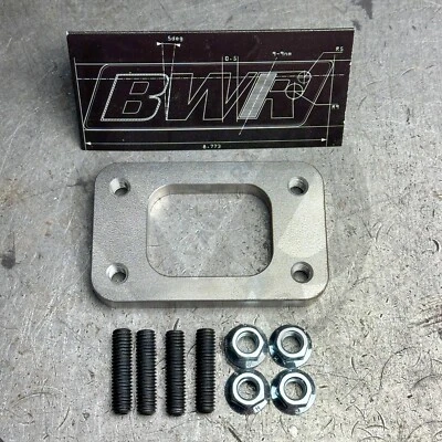 BWR Blackworks Racing T3 Turbo Manifold Flange w/ Hardware For Honda Civic Acura — 第 1/4 张图片