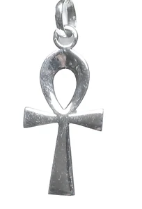 Peter Stone 925 Silber klein Ankh Anhänger Kraftamulett Gesundheit Lebenskraft - Imagen 1 de 3