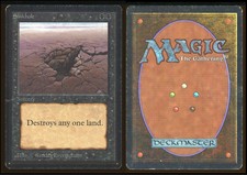 Magic the Gathering Sinkhole _2081 Beta TOAMagic