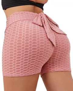 Sommer Damen einfarbig hohe Taille Mode lässig sexy enge Shorts - Bild 1 von 25