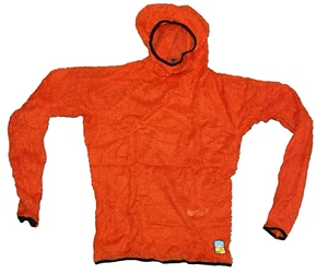 New Senchi Designs Alpha 60 Fleece Hoodie Red Orange Medium Outdoor Ultralight - Picture 1 of 6