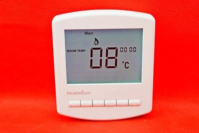 Heatmiser Slimeline-RF V2 Wireless Programmable Room Thermostat - Image 1 of 3