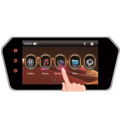7 Inch LCD Touch Screen USB Bluetooth MP5 FM SD Car Rear View Mirror Monitor HD  - Image 1 of 4