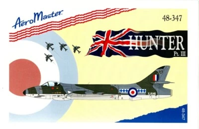 AEROMASTER 48-347 - HUNTER Pt. III - 1/48 DECALS - Immagine 1 di 4