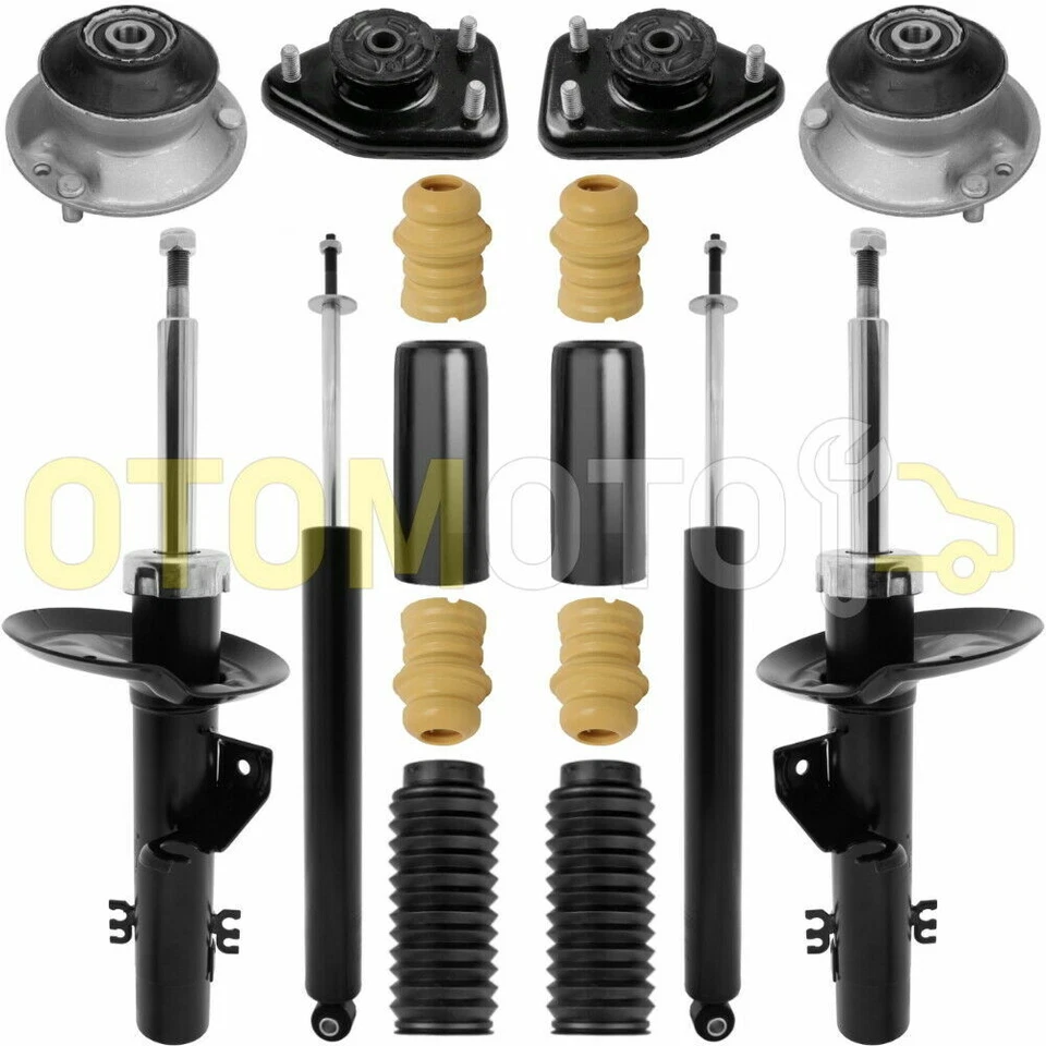 BMW X3 E83 03-10 KIT AMMORTIZZATORI SUPPORTO CUSCINETTO ANTERIORI POSTERIORI - Immagine 1 di 1