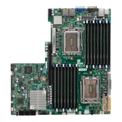 Server Motherboard Supermicro H8dgu-f Rev:2.01 2x G34 16x DDR3 2x Gbe - Image 1 of 3