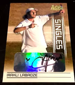 Irakli Labadze 2007 ACE Authentic Autograph Tennis Pack Pulled Auto Card #SI-15 - Picture 1 of 2