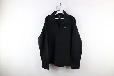 Vintage Helly Hansen Mens Medium Spell Out Half Zip Fleece Pullover Sweater - Image 1 of 4