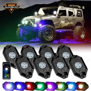 Luz de roca LED AUXBEAM 8X RGB brillo todoterreno para Dodge Charger SRT 15-23 - Imagen 1 de 12