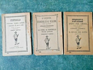 Stenterello -  lotto 3 Farse per ridere - Firenze Salani 1912-18 - Foto 1 di 2