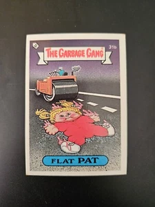 Flat Pat 31b - The Garbage Gang Card 1985 Rare Australian Release  - Picture 1 of 2