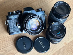 Porst Compact reflex SP mit 1,4 55mm / 2,8 35mm / 2,8 135mm MC - Bild 1 von 7
