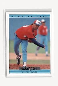 Barry Jones Baseball #155 1992 Donruss Montreal Expos - Picture 1 of 2