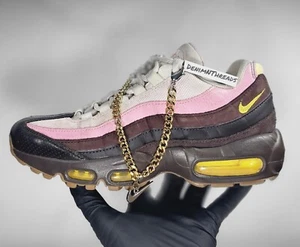 Nike Air Max 95 Cuban Link Napolitain Rosa Marrón Mujer Talla 7 RARO 🙂 2020 Og - Imagen 1 de 12