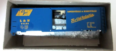 MANTUA 311-K  LOUISVILLE & NASHVILLE 40' STEEL BOX CAR # 97158 KIT - Image 1 of 3
