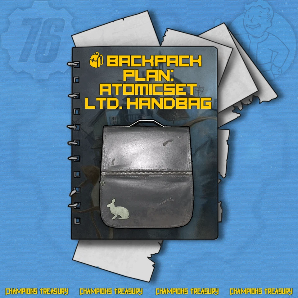FALLOUT 76 [PC] PLAN: ATOMICSET LTD. HANDBAG [BACKPACK PLAN] - Image 1 of 1