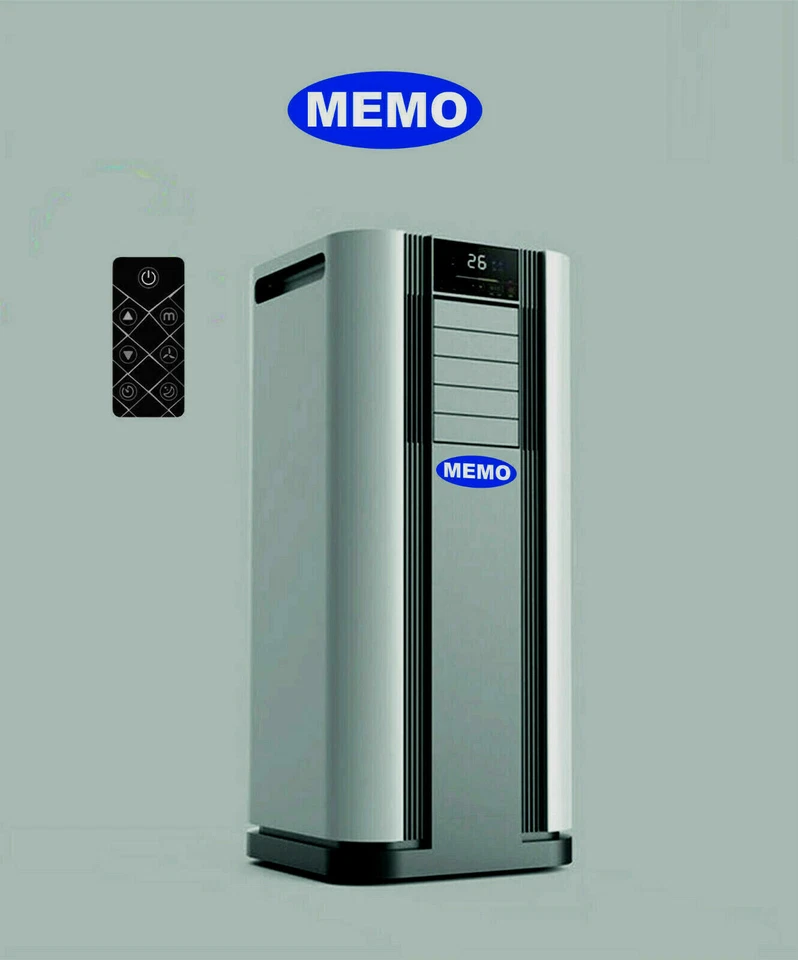 MEMO Mobile Klimaanlage 9000 BTU 2,5kW - Weiß/Schwarz