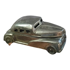 Antica scatola pandan in ottone con multi scomparto per auto d'epoca epoca 1900 - Foto 1 di 16