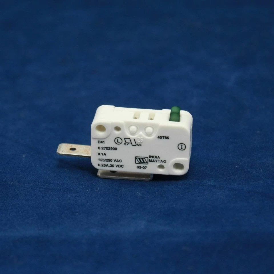 Nuevo interruptor de cerradura de puerta de lavadora lavadora Whirlpool original OEM WP22002162 Foto 1 de 1