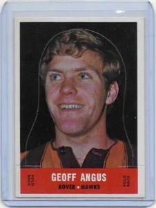 1969 Scanlens Die Cut (UNPOPPED) Geoff ANGUS Hawthorn Near Mint/Mint - Picture 1 of 2
