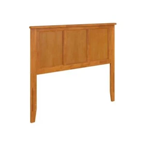 AFI Headboard Full Panel w/ Attachable Charger Solid Wood Light Toffee Bronze - Picture 1 of 7