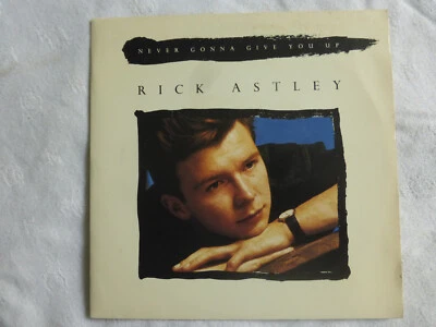 rick astley-never gonna give you up-instrumental-SP 45 tours - Photo 1/2