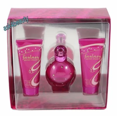 Fantasy by Britney Spears 3 Pces Gift Set Edp For Women New In Box - Image 1 of 3