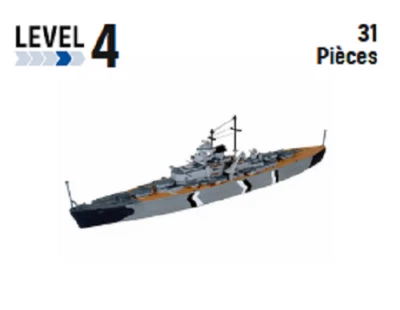 Revell	5802	Cuirassé Bismarck 1:1200 - Photo 1/3