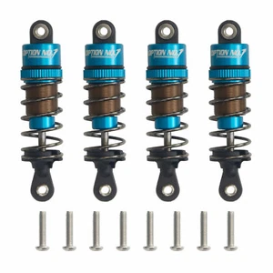 Juego de amortiguadores amortiguadores amortiguadores de aceite de aluminio para automóvil de radiocontrol para piezas de actualización Tamiya TT-01 / TT-02 - Imagen 1 de 7