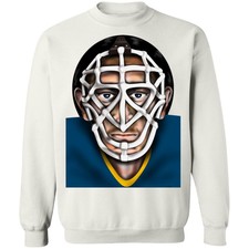 Jacques Caron St. Louis Blues Goalie Mask Classic Crewneck Sweatshirt