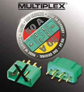 Conector Multiplex MPX M6 original NUEVO 50A - Imagen 1 de 2