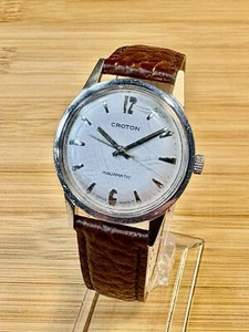 CROTON - Aquamatic Vintage 1960’s Men’s Wristwatch - Picture 1 of 12