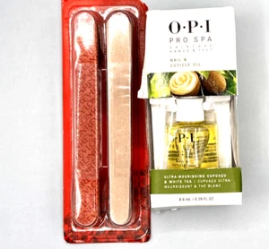 OPI Pro Spa Nail & Cuticle Oil Ultra Nourishing 8.6mL .29 Fl Oz + 24 Emory Board - Picture 1 of 4