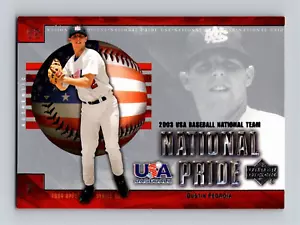 Dustin Pedroia 2003 Upper Deck USA National Pride Rookie #USA16 RC - Picture 1 of 2