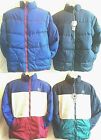Men's Ladies Reversible Puffa Jacket Coat No Hood Zip Up Sale Was £30 Now £15
