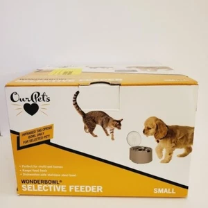Our Pets WonderBowl Selective Feeder, Microchip Tag Feeder, Small - Picture 1 of 3