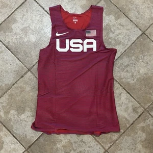 Nike 2023 USA International Team Pro Elite Track Singlet AO8669-602 Men’s Large - Picture 1 of 5