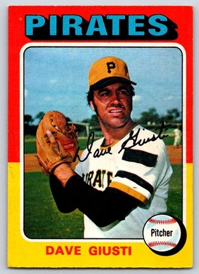 1975 O-Pee-Chee Dave Giusti #53 Pittsburgh Pirates residuo de cera Foto 1 de 2
