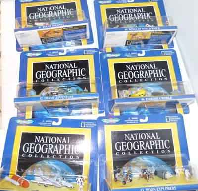Lot Of 6 Vintage Micro Machines National Geographic Collection Playsets 1-6 Set - Image 1 of 4