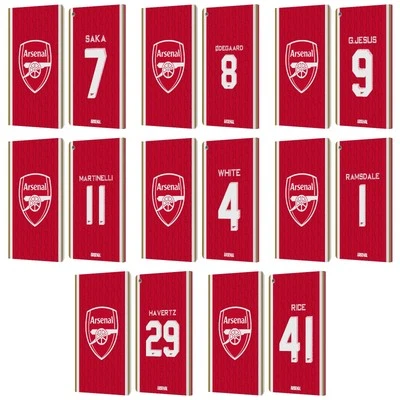 OFFICIAL ARSENAL FC 2023/24 PLAYERS HOME KIT LEATHER BOOK CASE FOR AMAZON FIRE - Image 1 of 4