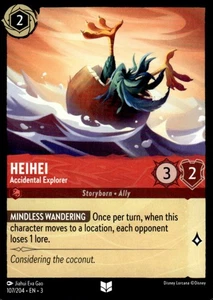 HeiHei - Accidental Explorer 2024 Disney Lorcana - Into The Inklands #107 - Picture 1 of 2